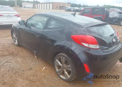 2012 Hyundai Veloster Base W/Black z USA, uszkodzony, nr VIN KMHTC6AD0CU076528